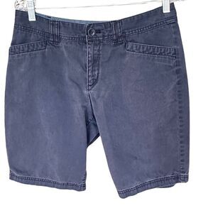 Eddie Bauer Women's Bermuda-Walking Shorts Navy Blue Size 8